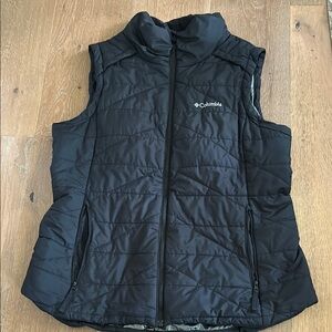 Columbia Midnight Black Quilted Vest